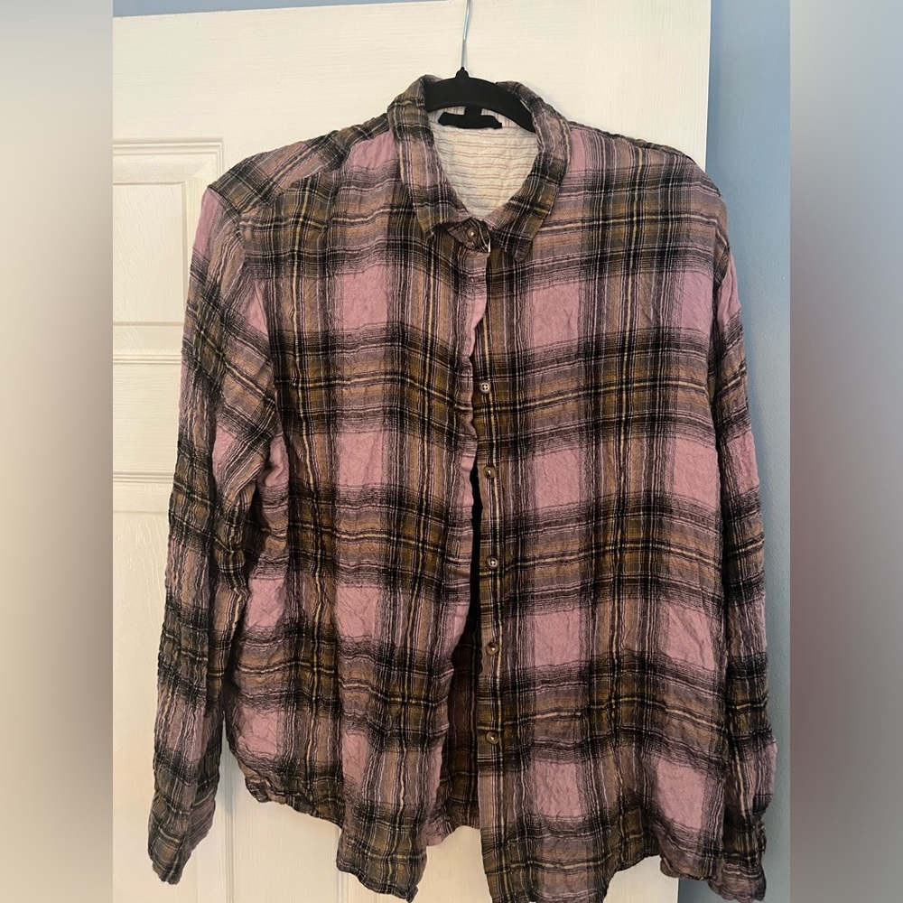 Women’s plaid shirt EUC